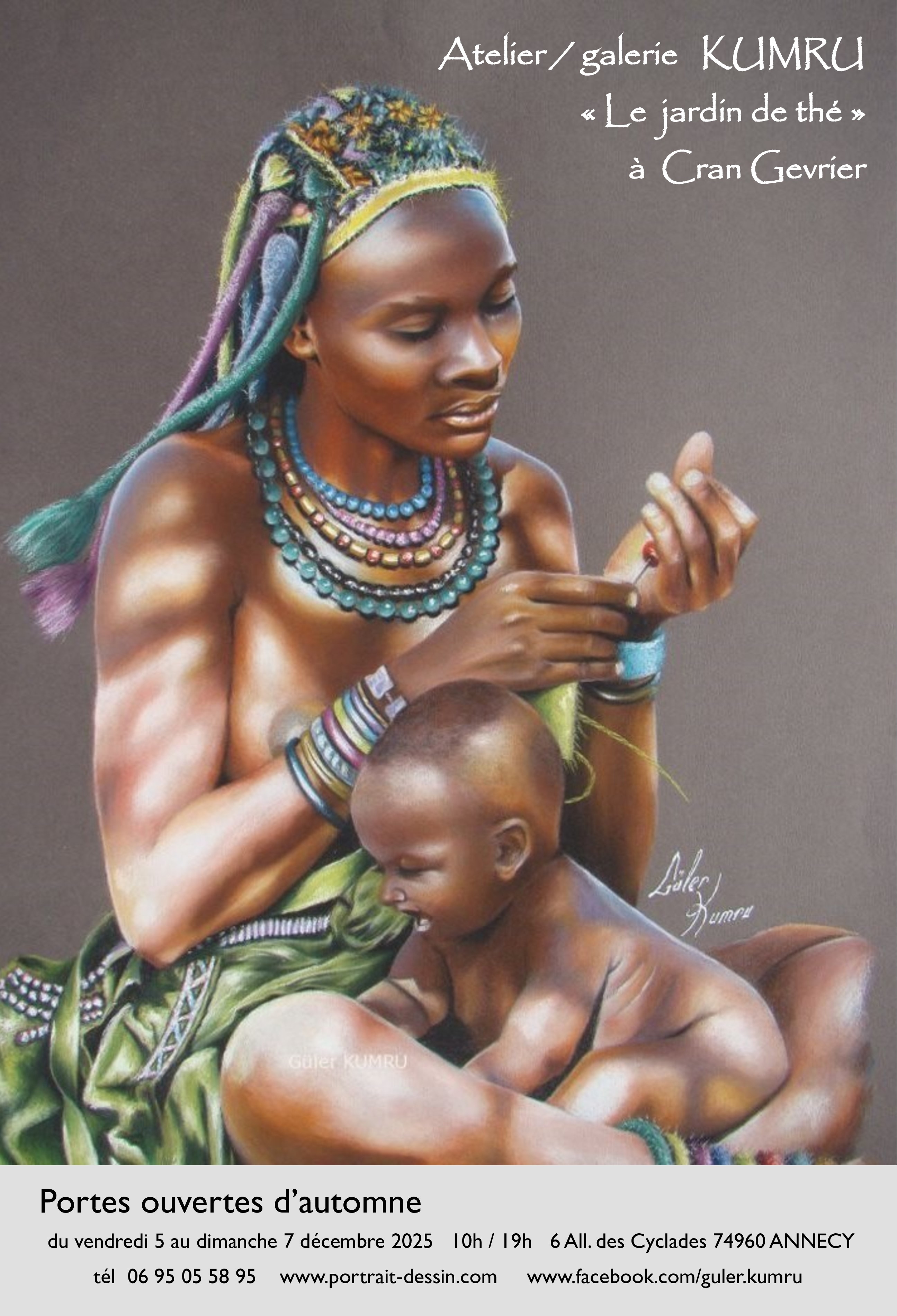 affiche portes ouvertes atelier 2025